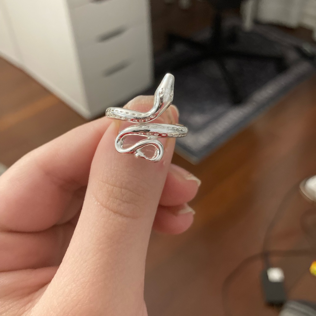 Silver Snake Ring!